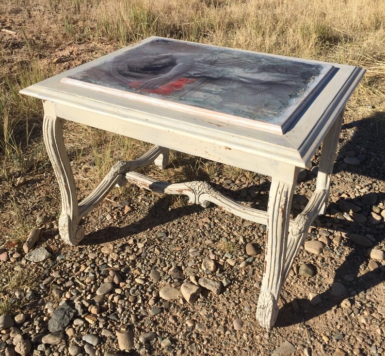 Set of Two French Country End Tables Farmhouse Furniture Etsy