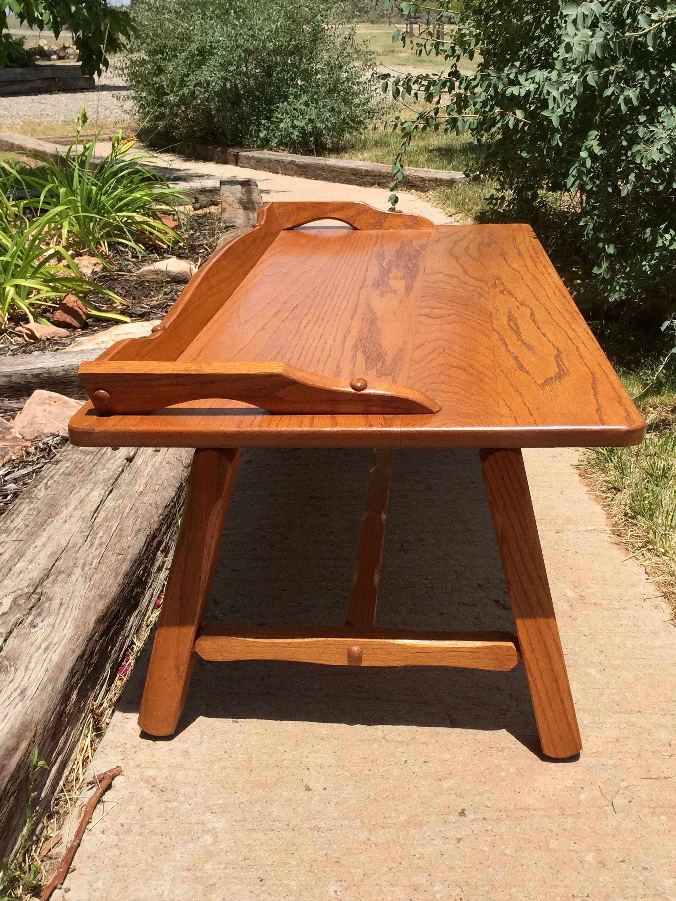 Brandt Ranch Oak Coffee Table Farmhouse Bench Living Room Etsy