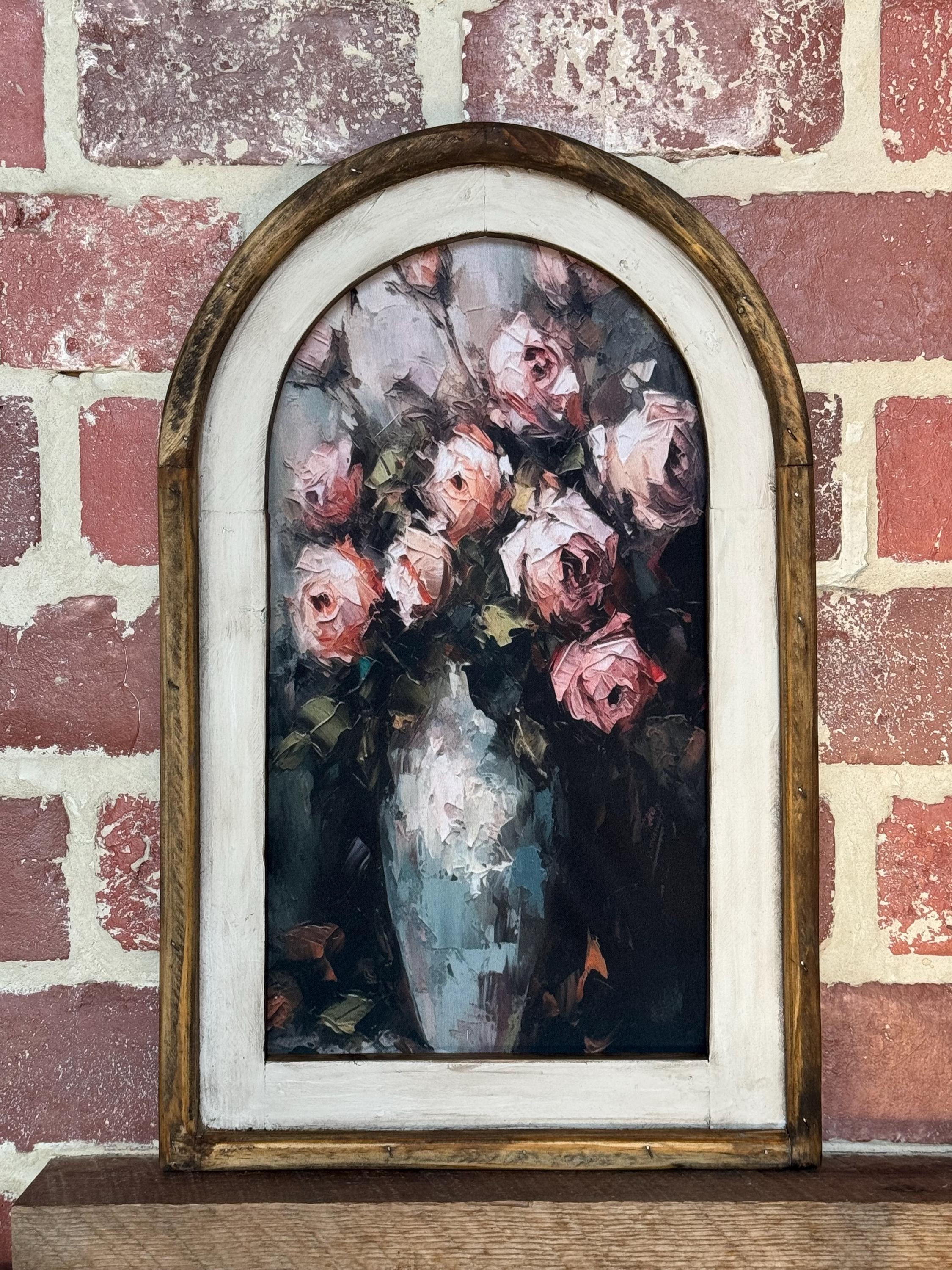 Framed Dark Academia Wall Art Fabric Print Vintage Victorian Fall ...