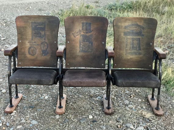 Sold Accepting Orders Theatre Chairs Entryway Bench Seats Etsy