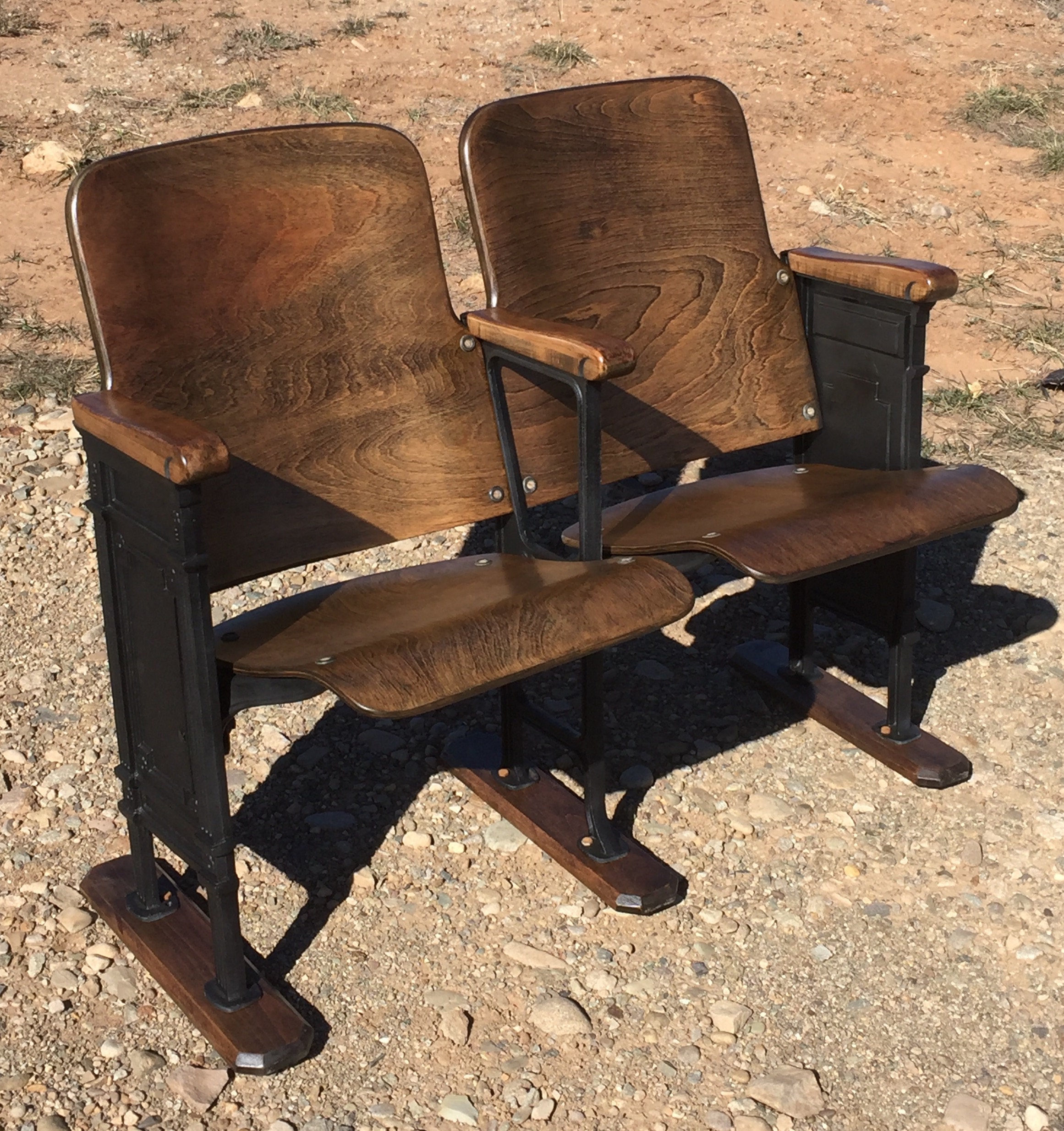 SOLD Accepting Orders 1930's Refurbished Theatre Chairs Etsy