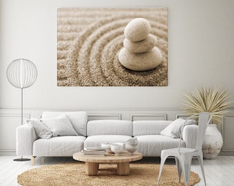 wall26 Canvas Prints Wall Art 24 x 36 CVS-RF-1963-24x36x1.50 Modern Wall Decor/Home Decoration Stretched Gallery Canvas Wrap Giclee Print Ready to Hang Zen Stones with Purple Orchid and Calming Candles wall26 Canvas Prints Wall Art 24 x 36 CVS-RF-1963-24x36x1.50 Modern Wall Decor/Home Decoration Stretched Gallery Canvas Wrap Giclee Print Ready to Hang Zen Stones with Purple Orchid and Calming Candles