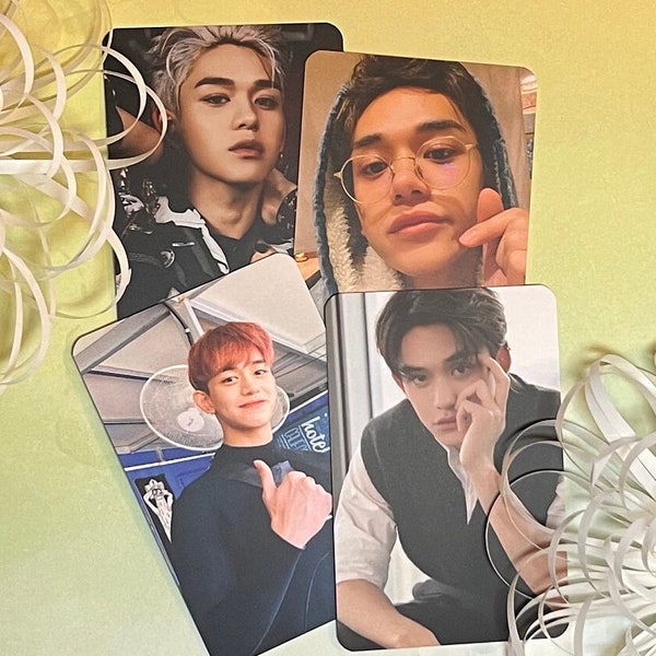 4 RANDOM NCT Lucas Bias Pack, Fanmade, Regalo para NCTzen, Lucas Merch, NCT 127 Surprise Tarjetas fotográficas no oficiales, Kpop High Quality Card
