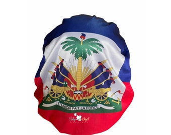 Haitian Flag Bonnet| Reversible| Double Layered| kids and Adults sizes