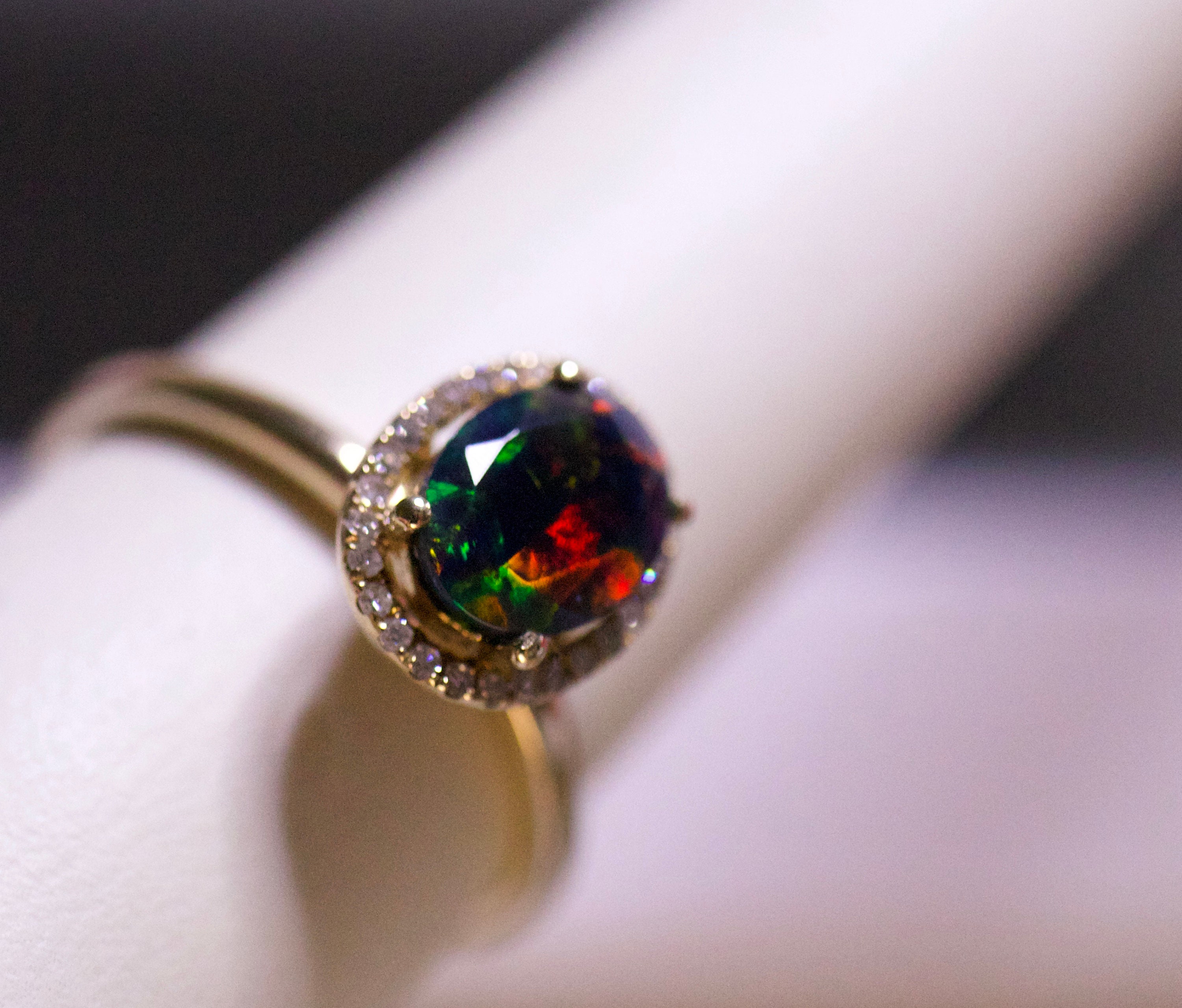 black opal engagement ring black opal engagement ring