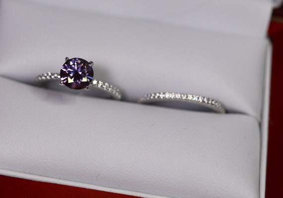 suppiler 925 Solid Sterling Silver Captivating Natural Purple Ring Amethyst Purple Gems Silver Ring