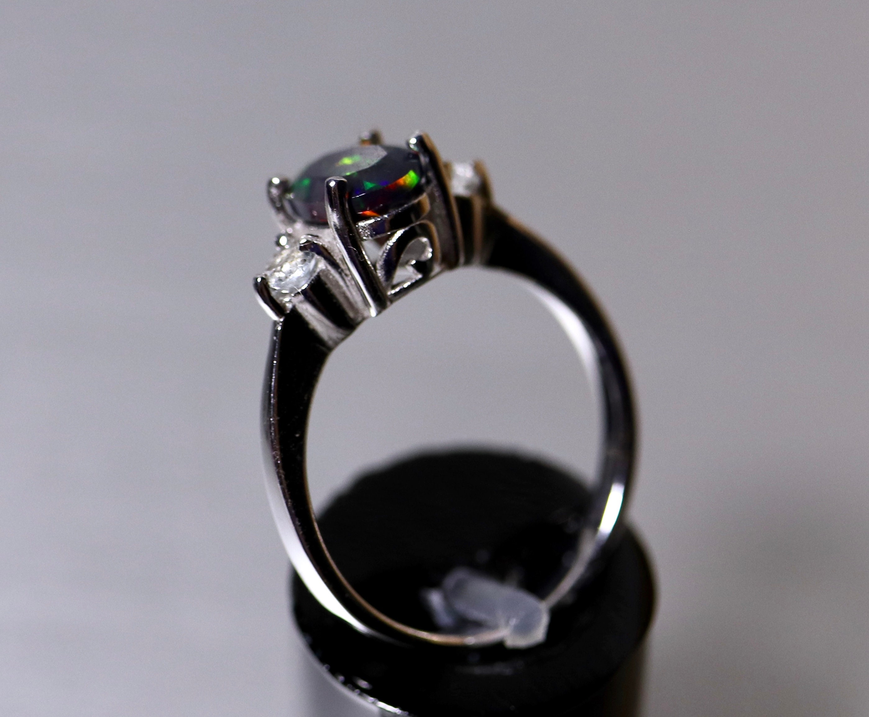 opal wedding rings