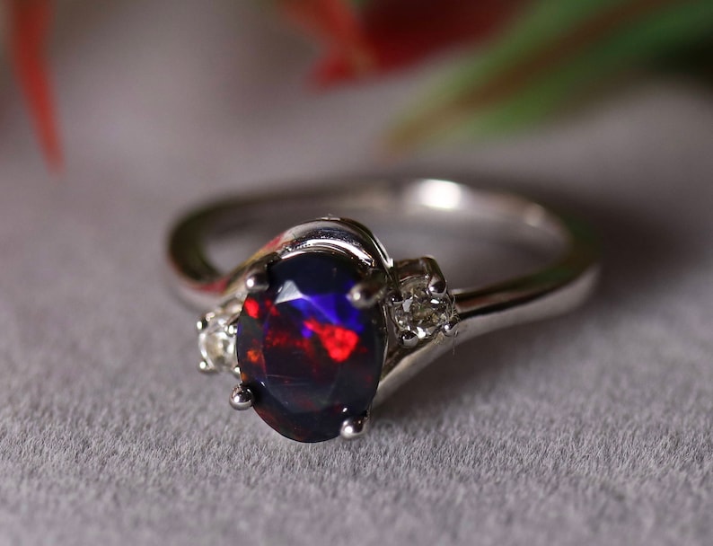 fire opal engagement rings fire opal engagement rings