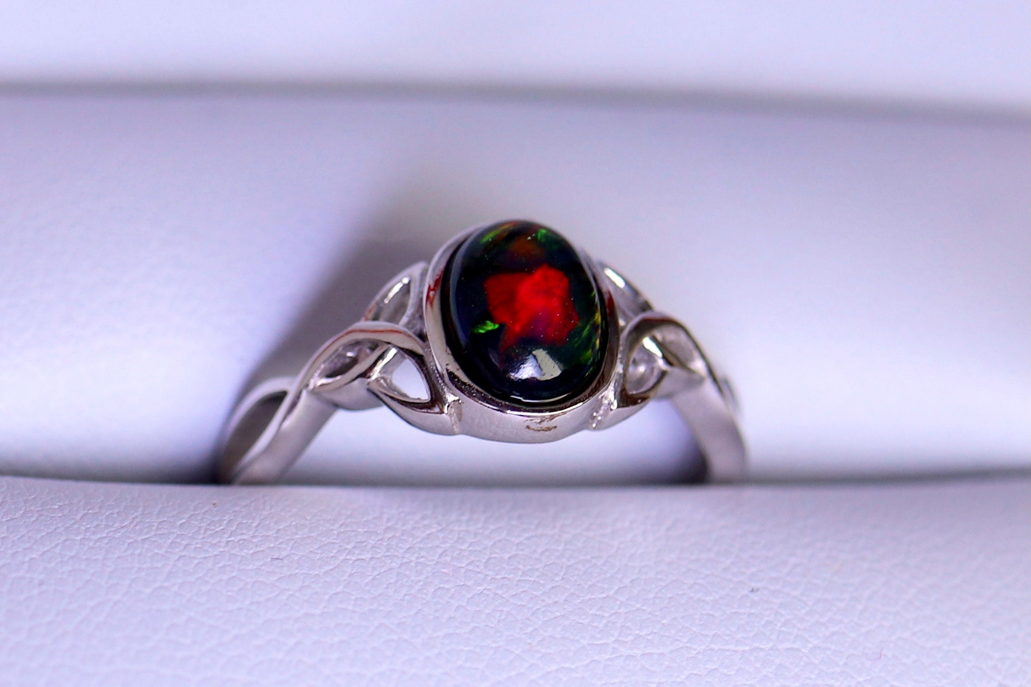 Petite Opal Ring – Vivian Grace