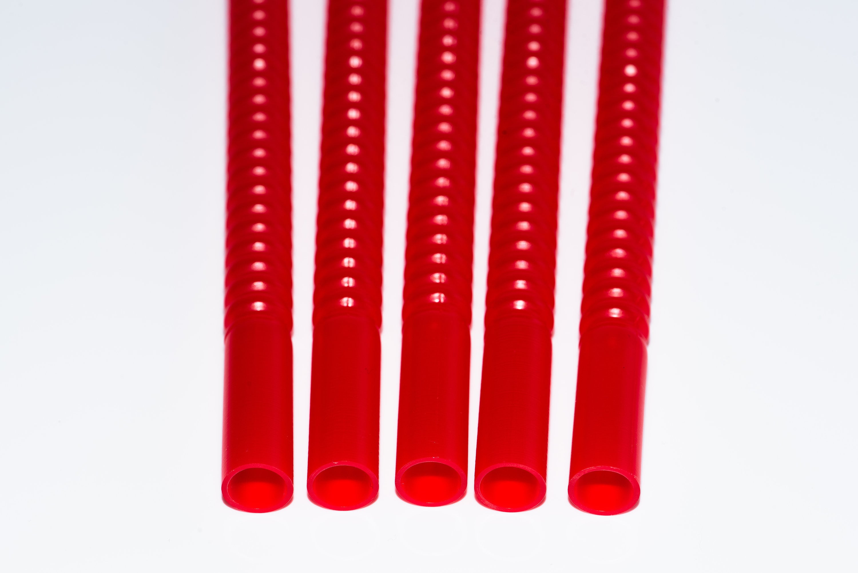 11 Red Clear Swirly Reusable Straws – Coffee And Glitter Mom