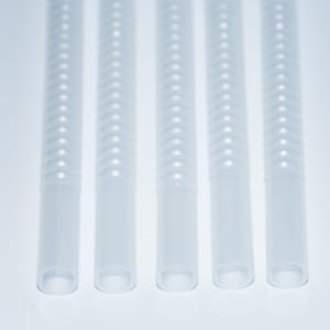 9 inch long 3/8 inch diameter flexible reusable plastic straws that fit our straw Caps - Set of 20 - Free Shipping