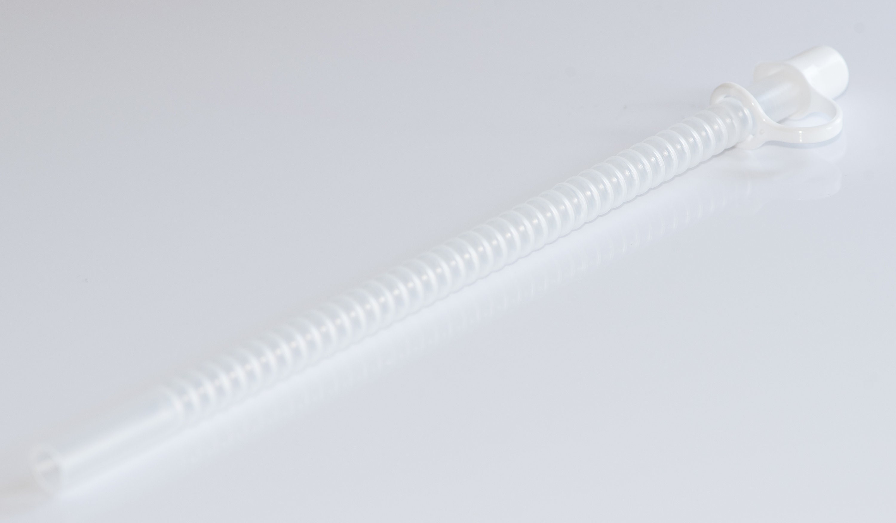 9 Inch Long Flexible Reusable Straws with White Straw Caps Free Shipping Set of 10