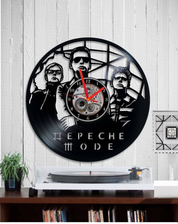 Depeche Mode Vinyl Clock Wall Handmade Art Image 0