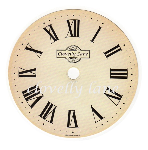 Clock Face Antique Vintage Style Featuring Roman Numerals for - Etsy Israel