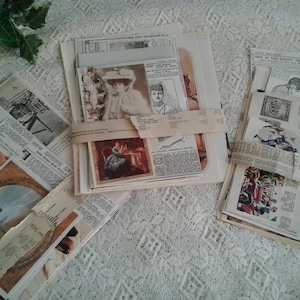 Vintage paper Victorian victoriana Edwardian era theme for art craft collage decoupage journals mixed media scrapbooking