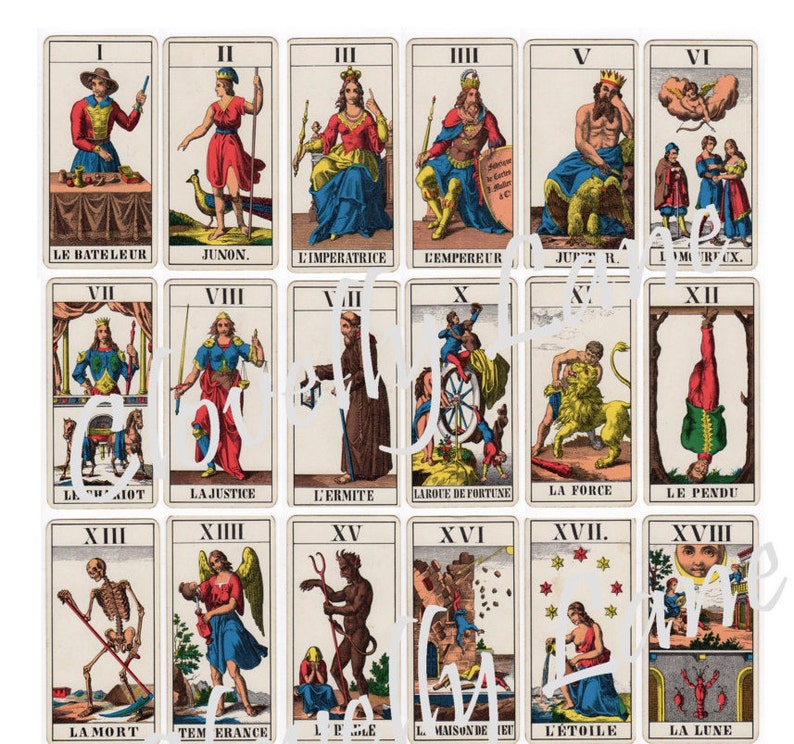 tarot imperatrice et justice
