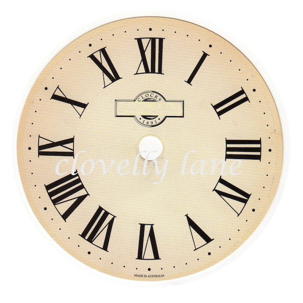 clock face antique vintage style featuring roman numerals for INSTANT printable DIGITAL DOWNLOAD