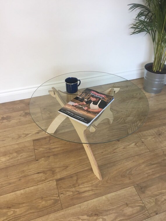 Glass Coffee Table Plywood Curved Legs - Coffee Table Glass Top And Wooden Legs Glass Coffee Table Plywood Curved Legs - Coffee Table Glass Top And Wooden Legs