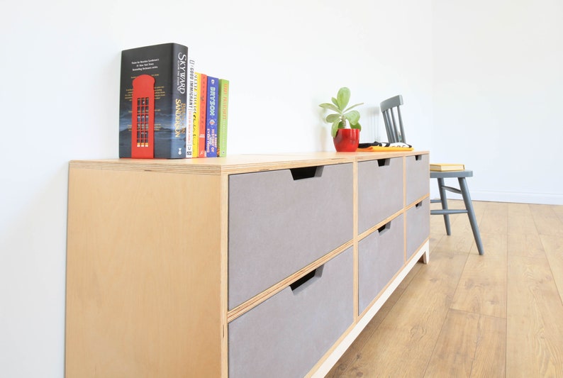 Chest of Drawers 6 Drawers Horizontal Etsy