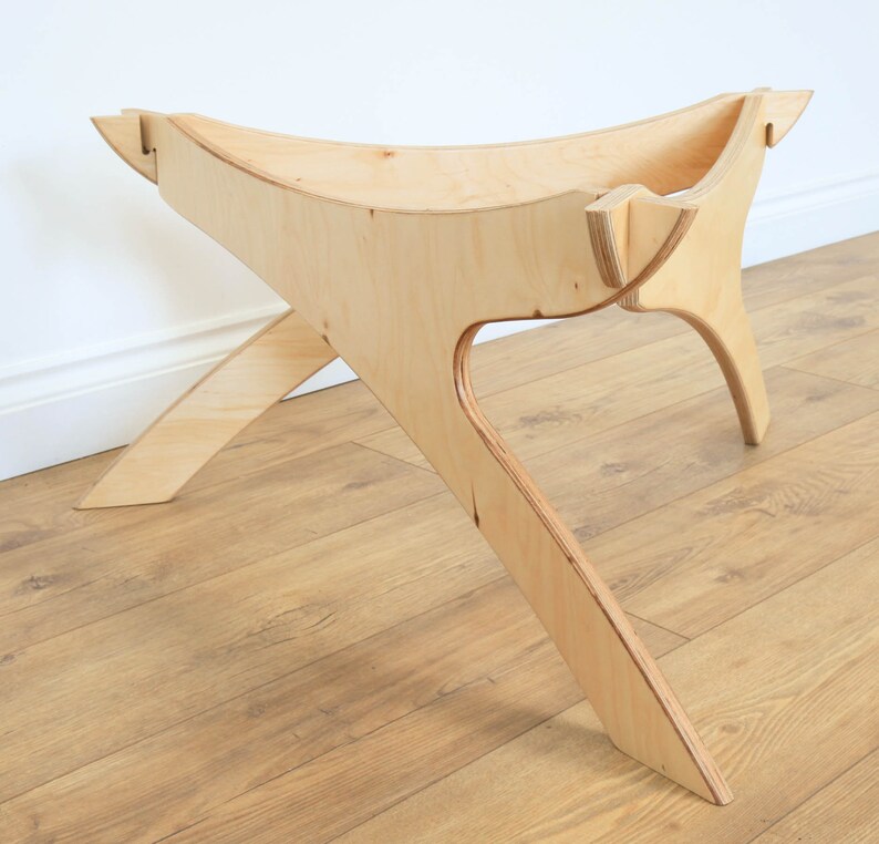 Large Coffee Table Legs Plywood Curved Legs Etsy