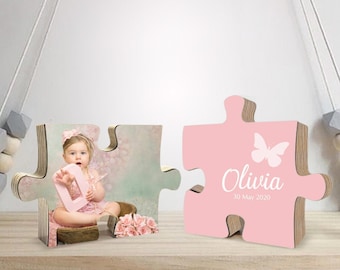 Oświadczyny matki chrzestnej, Puzzle z imieniem, drewniane puzzle, spersonalizowane puzzle, drewniane puzzle z imieniem, spersonalizowany prezent w postaci puzzli, Prezent dla nowego dziecka,