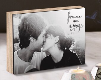 5th Anniversary Gift, Anniversary Photo on Wood, Wedding Picture on Wood, Wood Anniversary Gift, 5 Year Anniversary, photo on wood