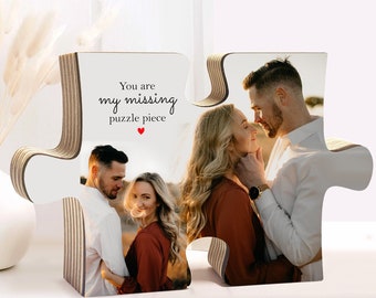 You are my missing piece, puzzle piece, Personalized photo puzzle, personalized jigsaw puzzle