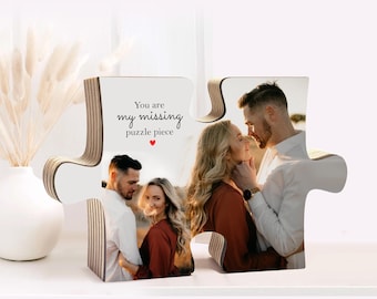 You are my missing piece, puzzle piece, Personalized photo puzzle, personalized jigsaw puzzle