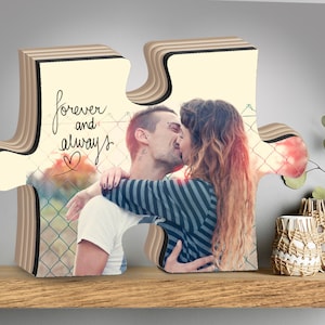 wedding gift for couple unique, personalized wedding gift wooden puzzle wedding gift for parents, personalized wooden puzzle image 7