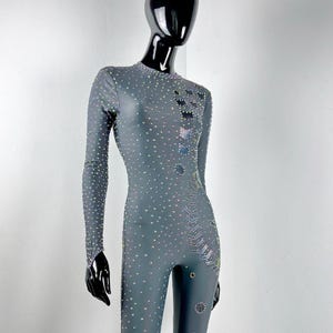 Rhinestone Bodysuit: Aerialist Catsuit, Showgirl Costume