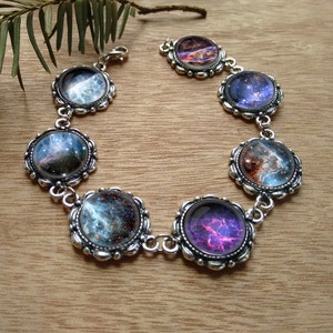 Galaxy bracelet, galaxy jewelry, nebula bracelet, stars bracelet, nebula jewelry, cosmic bracelet, interstellar bracelet, galaxy bracelet