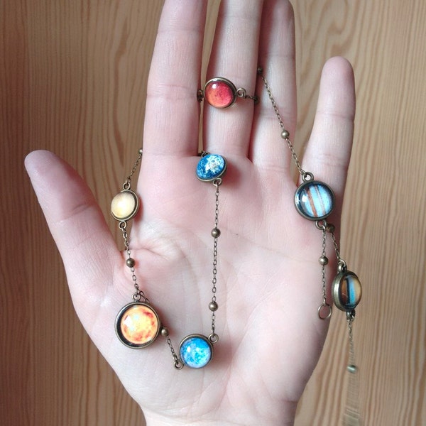 Solar System Jewelry - Etsy