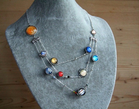 Easy Solar System Necklace | Reaching Happy