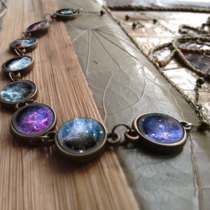 Galaxy necklace, galaxy jewelry, nebula necklace, stars necklace, nebula jewelry, cosmic pendant, interstellar necklace, galaxy necklace