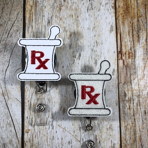 RX Badge Reel, Badge Reel, Nurse Badge Reel, Pharmacist Badge Reel. Pharmacy Tech Badge Reel, Pharmacy Badge Reel, Pharmacist Gift, Gift