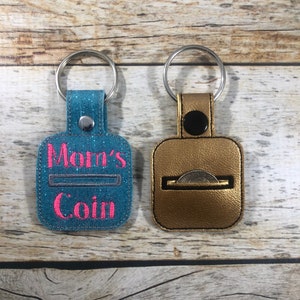 Kwarthouder sleutelhanger, sleutelhanger, sleutelhanger, sleutelhanger voor kwart, aldi kwart sleutelhanger, aldi lover cadeau, cadeau voor aldi fan, kwart kar
