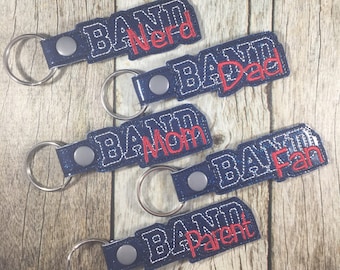 Marching Band, Band Member, Band Mom, Band Parent, Marching Band Pride, Keychain, School Band, Gift, High School Band, Gift for Mom, Present