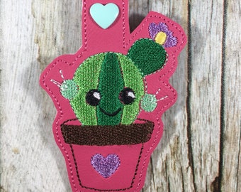 Cactus, Lil Catus, Cute Cactus, I Love Cactus, Cute Gift, succulent, Book Bag Charm, Zipper Pull, Keychain, Cactus Love, Teen Gift, Present