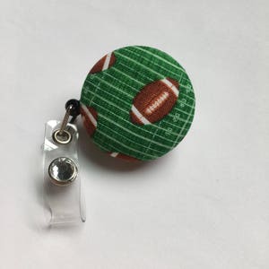 Badge Reel, Football, Badge Holder, Lanyard, Lanyard Holder, ID Holder, Retractable Badge Reel, Football Badge, Gift, Group Office Gift