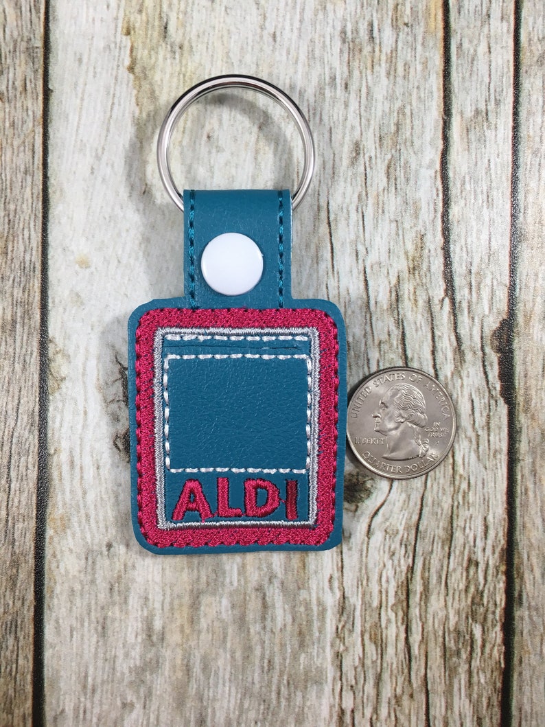 Aldi Quarter Holder Aldi Quarter Keychain Aldi Key Fob Etsy