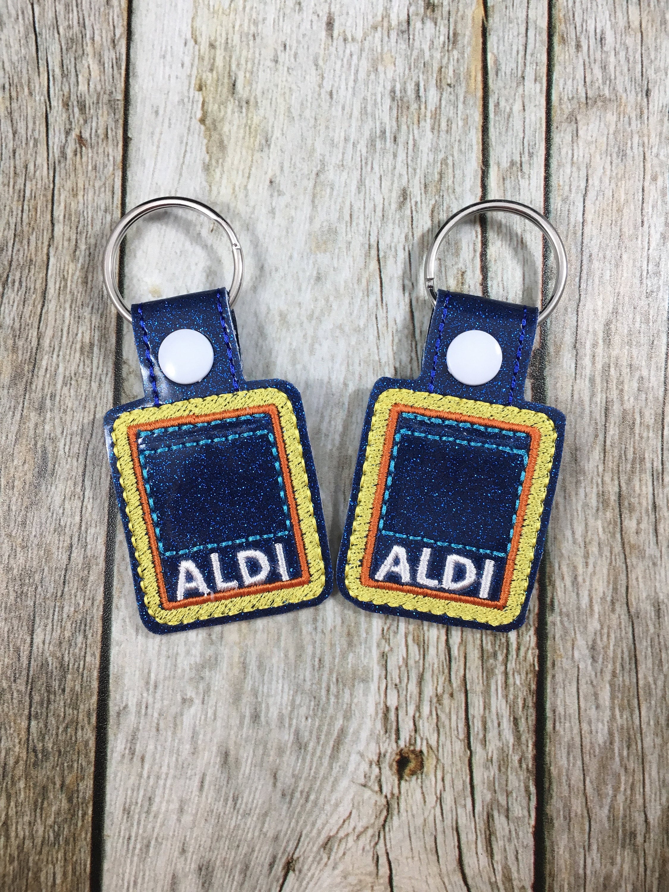 Aldi Keychain Quarter Keeper Aldi Quarter Holder Aldis Etsy