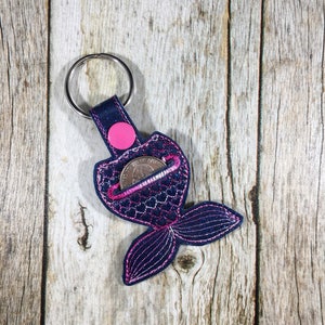 Zeemeermin staart, Aldi kwartaal keeper, kwartaal houder, Mermaid, geschenk, gift van de verjaardag, kwartaal keeper, sleutelhanger, gift voor mamma