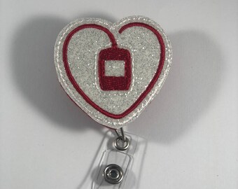 IV Bag Badge Reel, Phlebotomy, Nurse Gift, Badge Reel, Badge Holder, Nurse, I Love Nursing, Nursing Graduate Gift, Gift for Friend, Gift