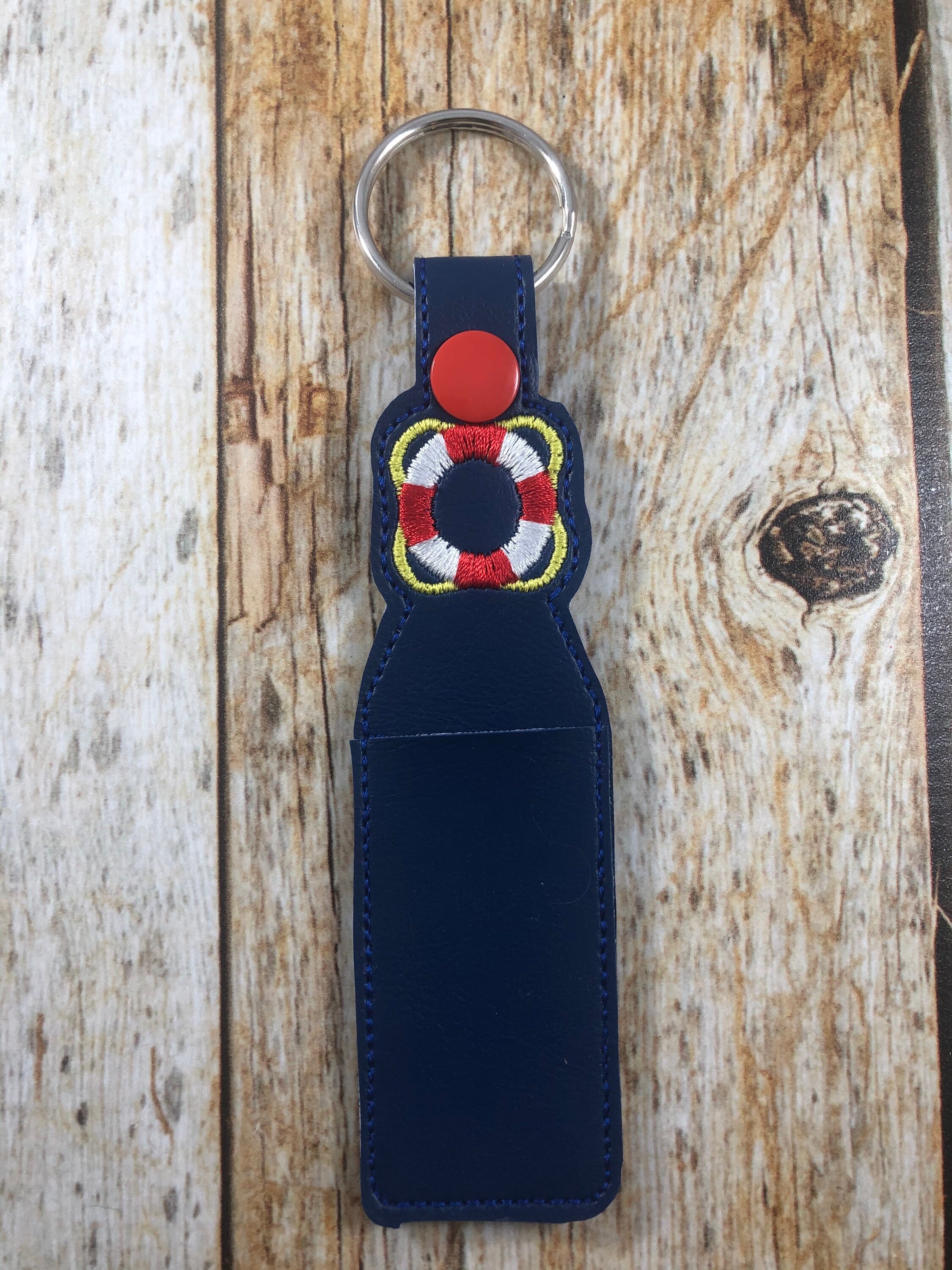 Life Ring Keychain Life Ring Boating Keychain Keychain Etsy