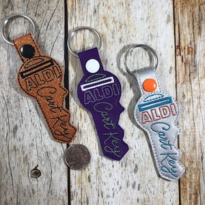Aldi sleutelhanger, kwart keeper, Aldi kwart houder, Aldis, Aldi, keyfob, moeder cadeau, Aldi kwart keeper, Aldis sleutelhanger, Aldi winkelwagen sleutel, cadeau