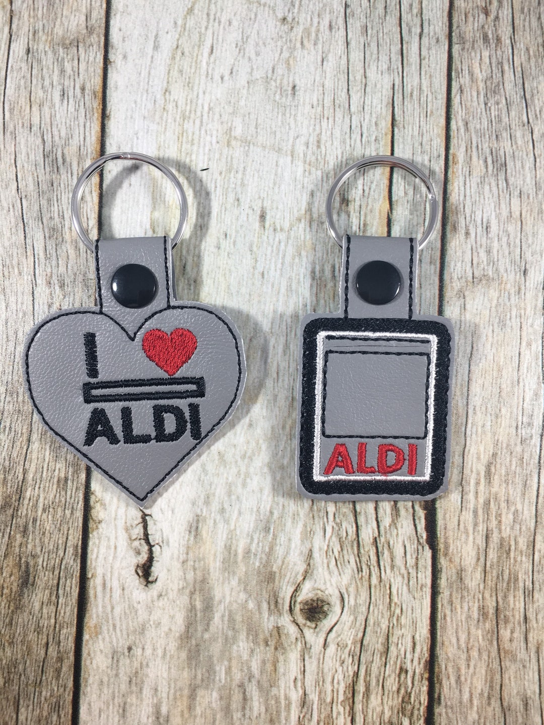 Aldi Keychain, Quarter Keeper, Aldi Quarter Holder, Aldis, Aldi, Keyfob