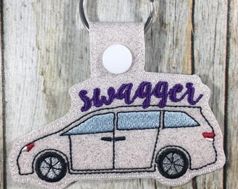 Swagger Wagon, Funny Gift, Mom Gift, Van, Funny Gift for Mom, Mother's Day, Mom, Keychain, Mini Van, Mini Van Humor