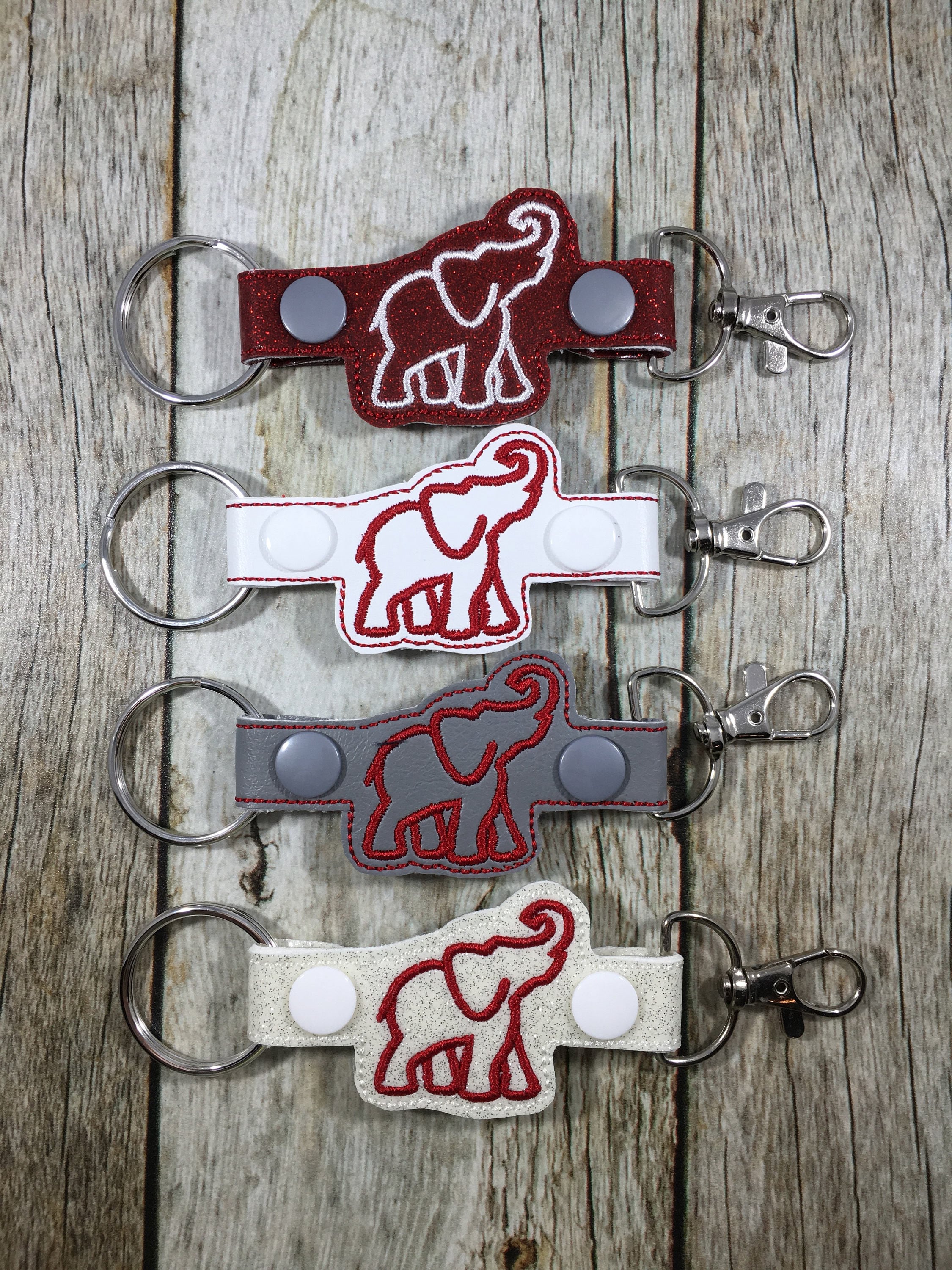 Mygamedaystore Alabama Crimson Tide Keychain Carabiner Domed Charm