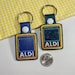 Aldi Keychain, Quarter Keeper, Aldi Quarter Holder, Aldis, Aldi, Keyfob, Mom Gift, Aldi Quarter Keeper, Aldis Keychain, Funny Gift, Friend 
