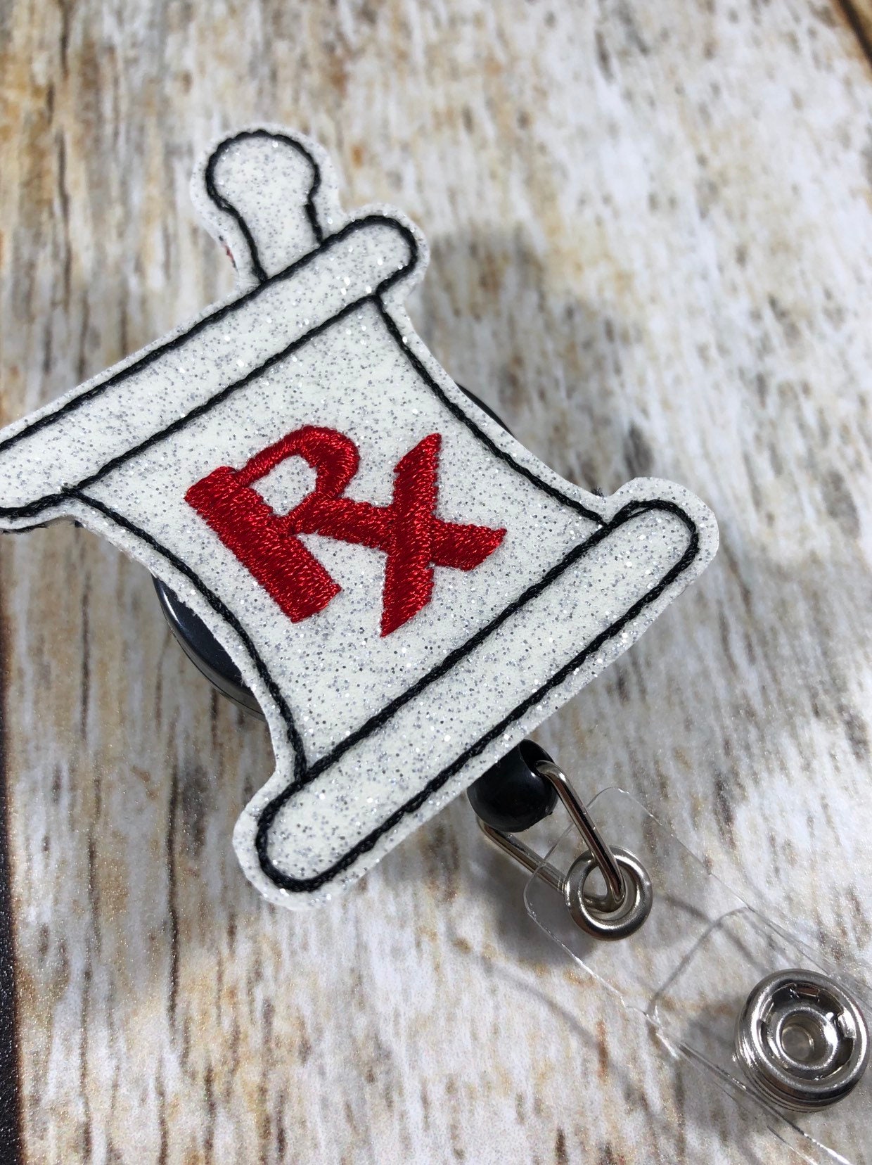 RX Badge Reel Badge Reel Nurse Badge Reel Pharmacist Badge | Etsy